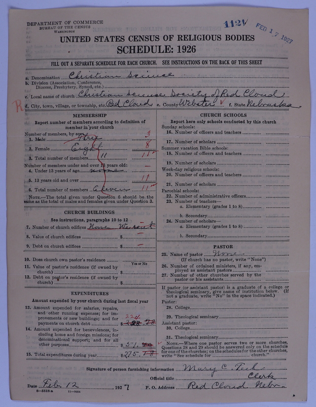 Scan of Church of Christ, Scientist: 1121