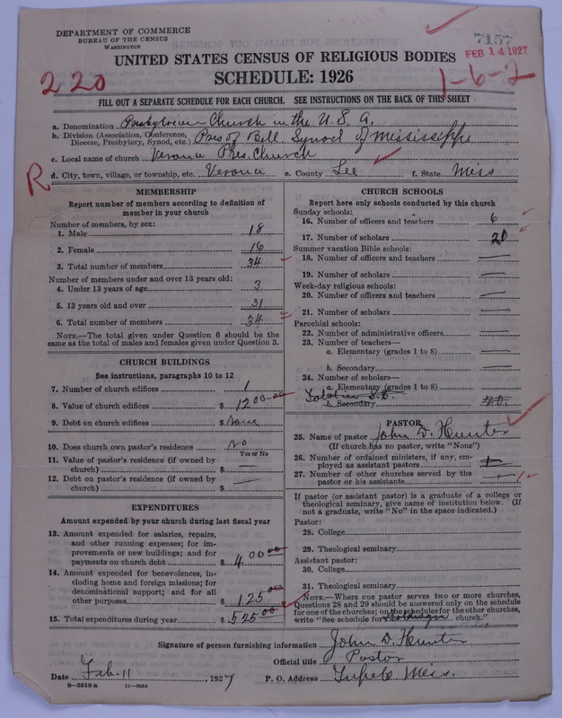 Scan of Presbyterian Church in the United States of America: 7157