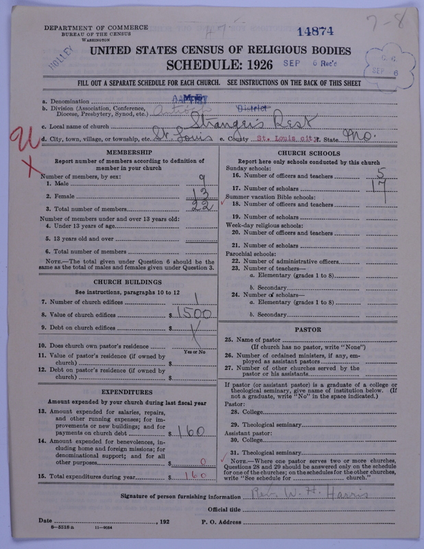 Scan of Negro Baptists: 14874