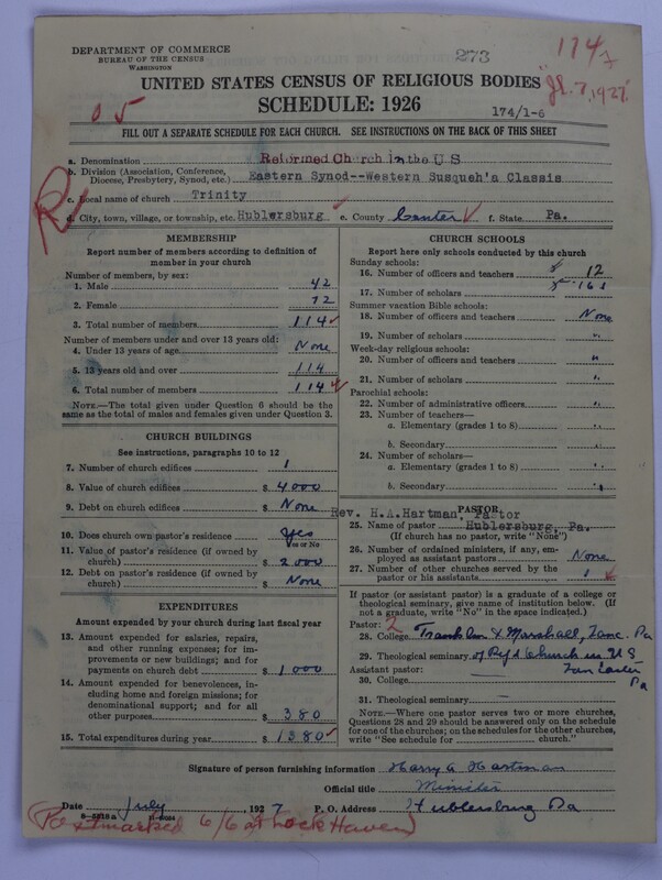 Scan of Reformed Church in the United States: 273