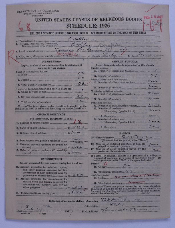 Scan of Presbyterian Church in the United States: 2291