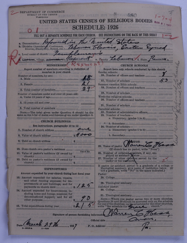 Scan of Reformed Church in the United States: 480