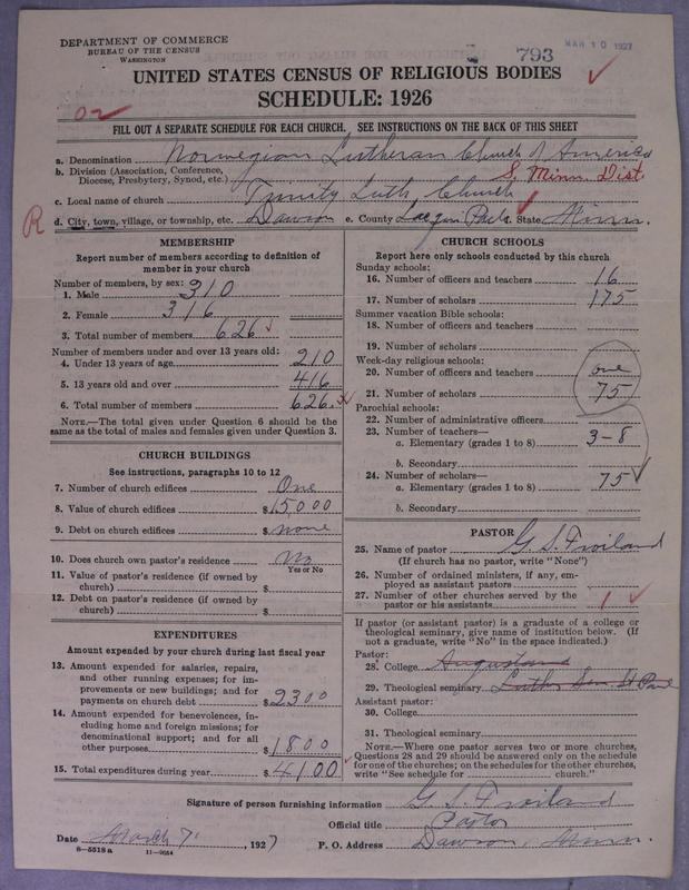 Scan of Norwegian Lutheran Church of America: 793