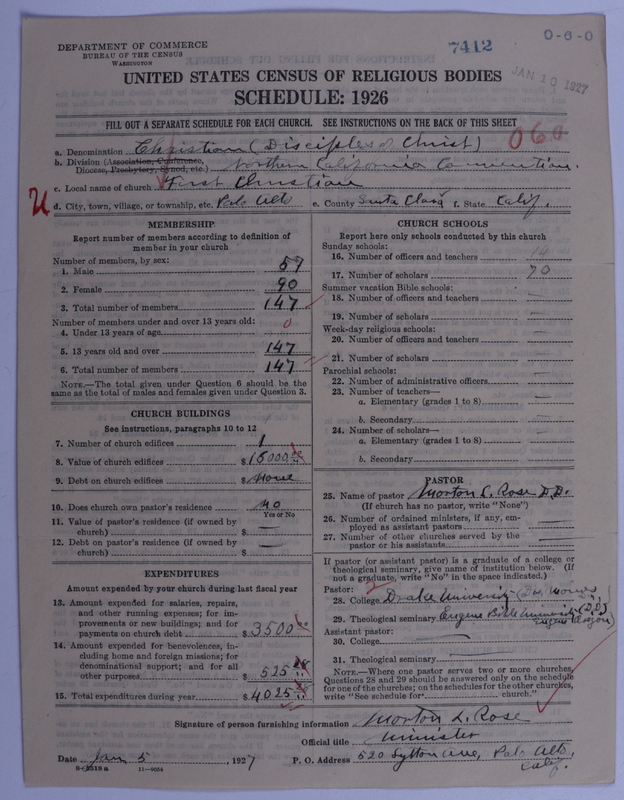 Scan of Disciples of Christ: 7412