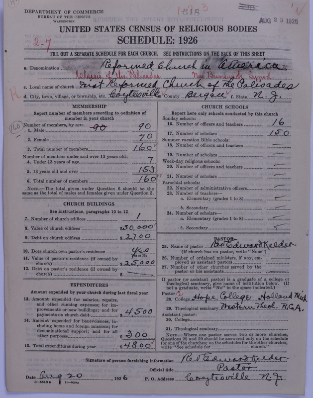 Scan of Reformed Church in America: 318
