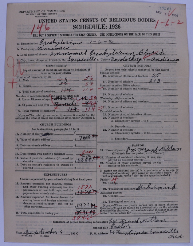 Scan of Presbyterian Church in the United States of America: 3356