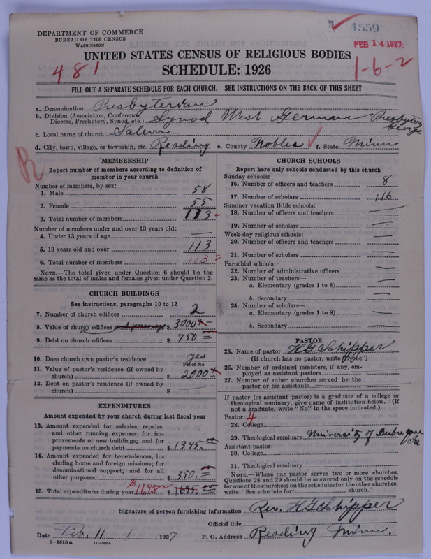 Scan of Presbyterian Church in the United States of America: 4559