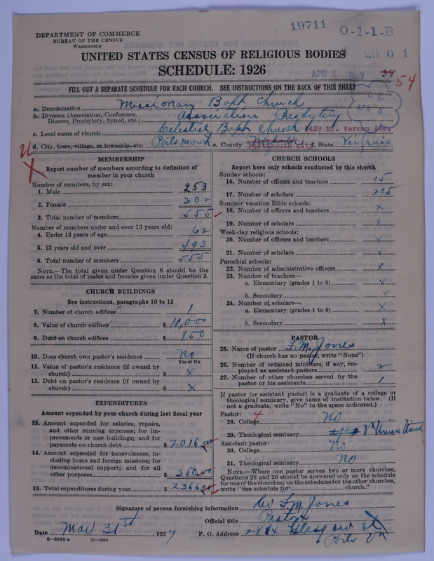 Scan of Negro Baptists: 19711
