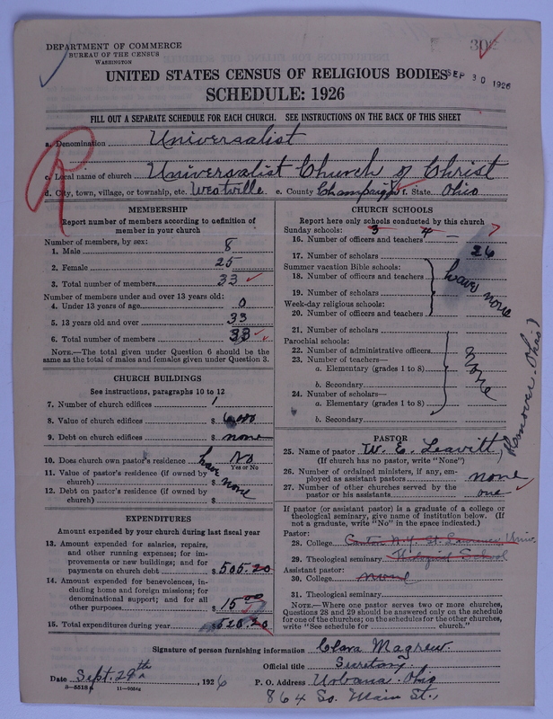 Scan of Universalist Church: 302