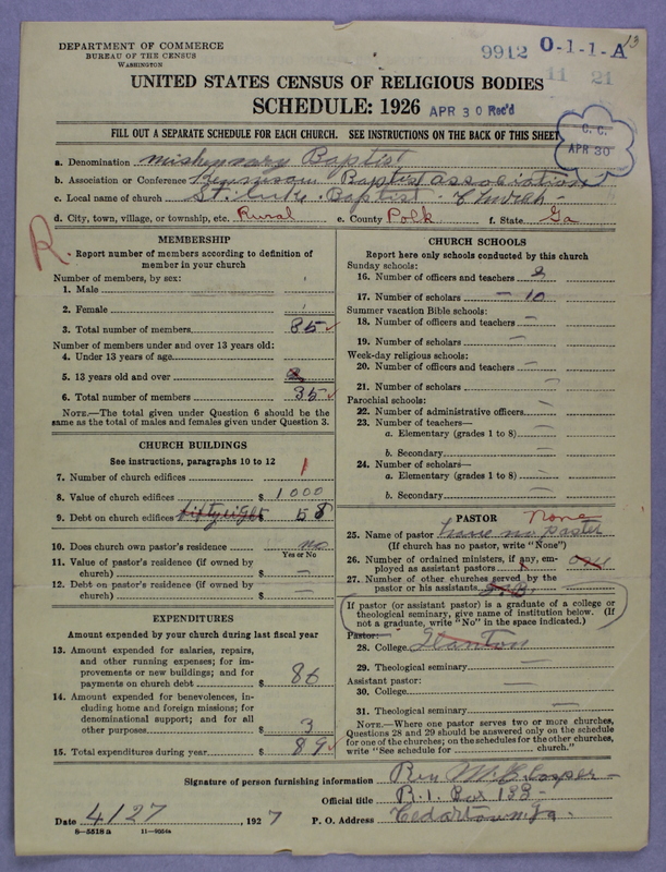 Scan of Negro Baptists: 9912