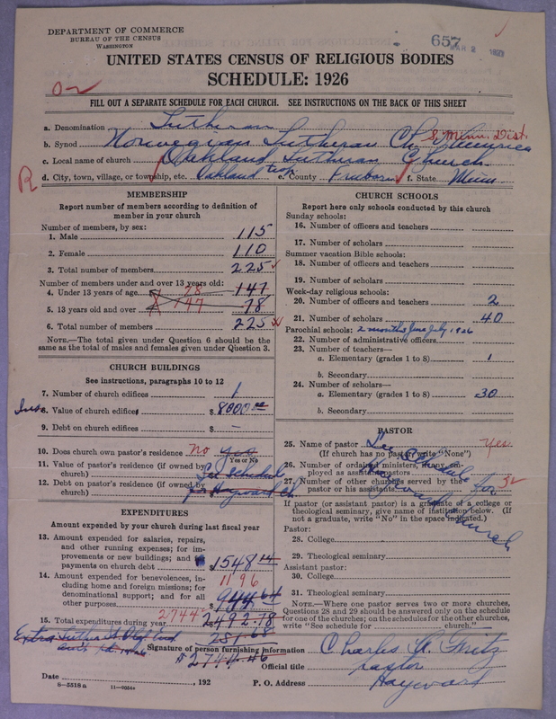 Scan of Norwegian Lutheran Church of America: 657