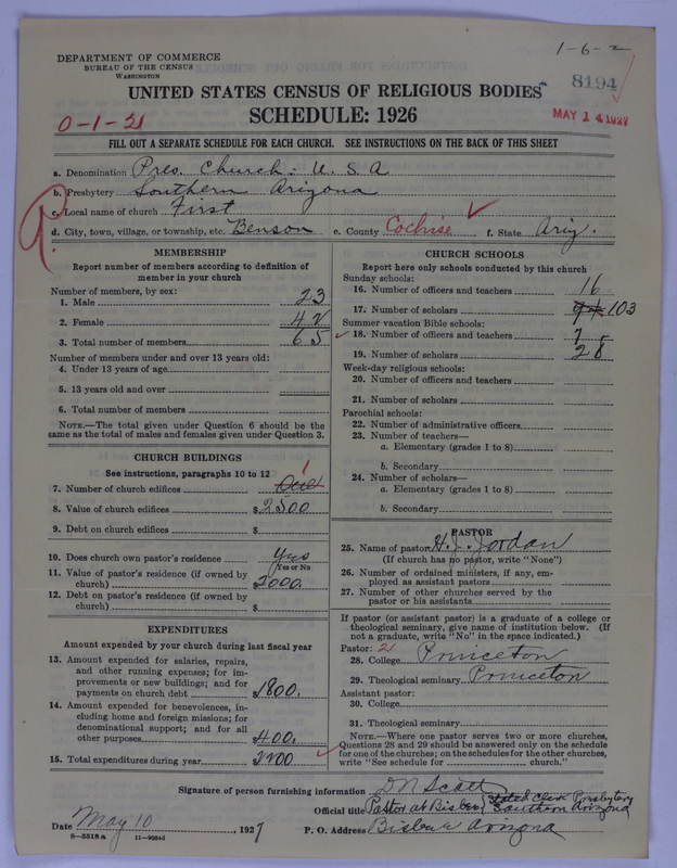 Scan of Presbyterian Church in the United States of America: 8194