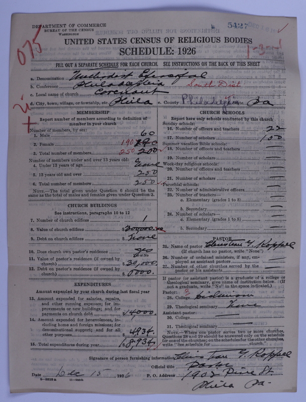 Scan of Methodist Episcopal Church: 5427