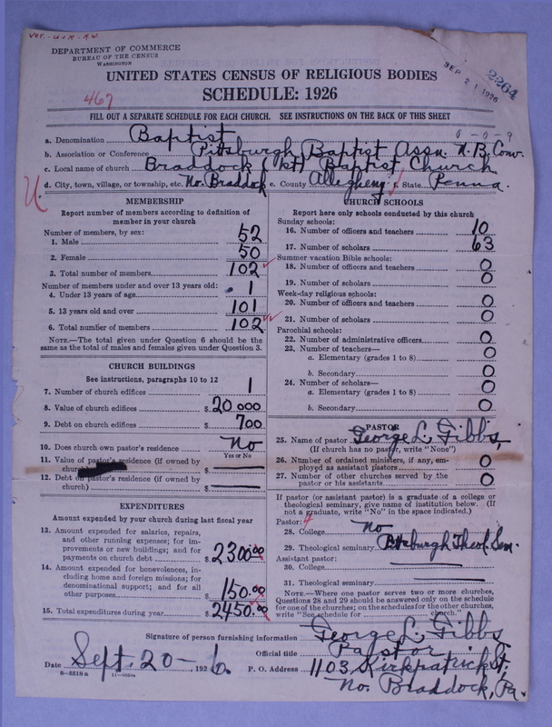 Scan of Northern Baptist Convention: 2264