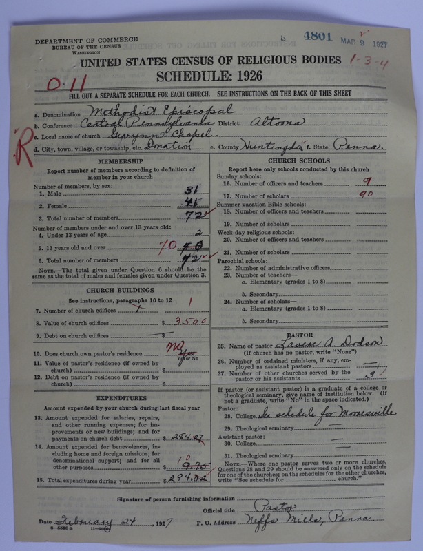 Scan of Methodist Episcopal Church: 4801