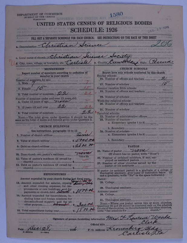 Scan of Church of Christ, Scientist: 1580