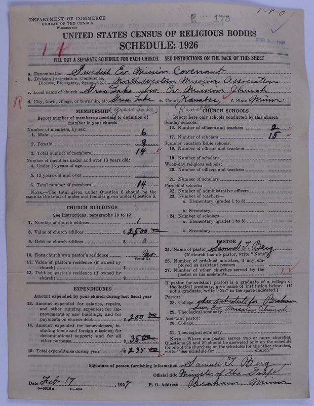 Scan of Swedish Evangelical Mission Covenant of America: 175