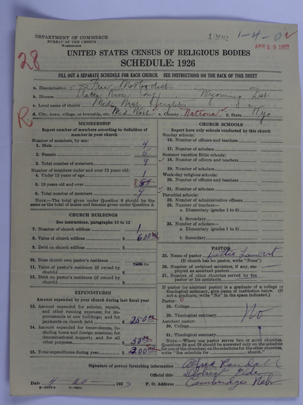 Scan of Free Methodist Church of North America: 1202
