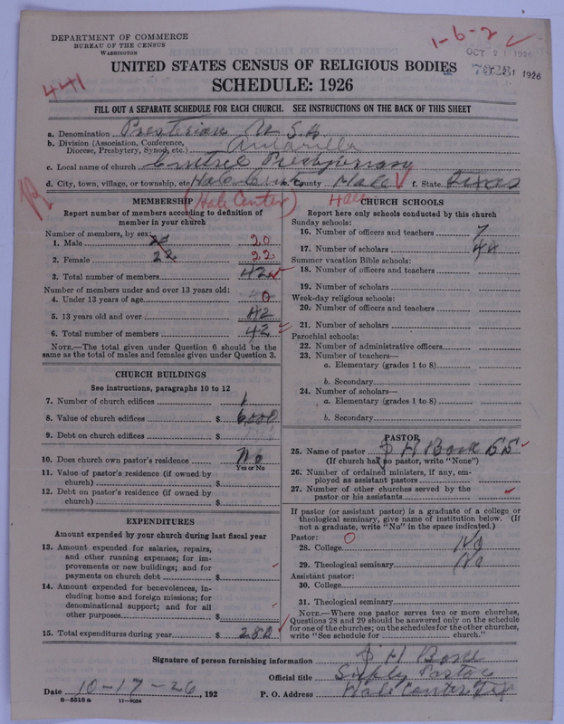 Scan of Presbyterian Church in the United States of America: 7623
