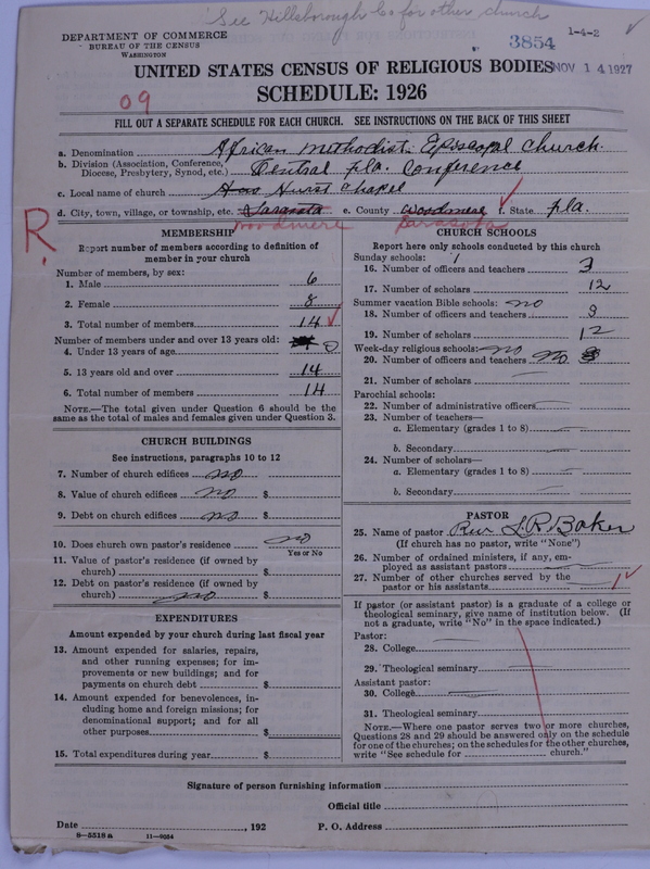 Scan of African Methodist Episcopal Church: 3854