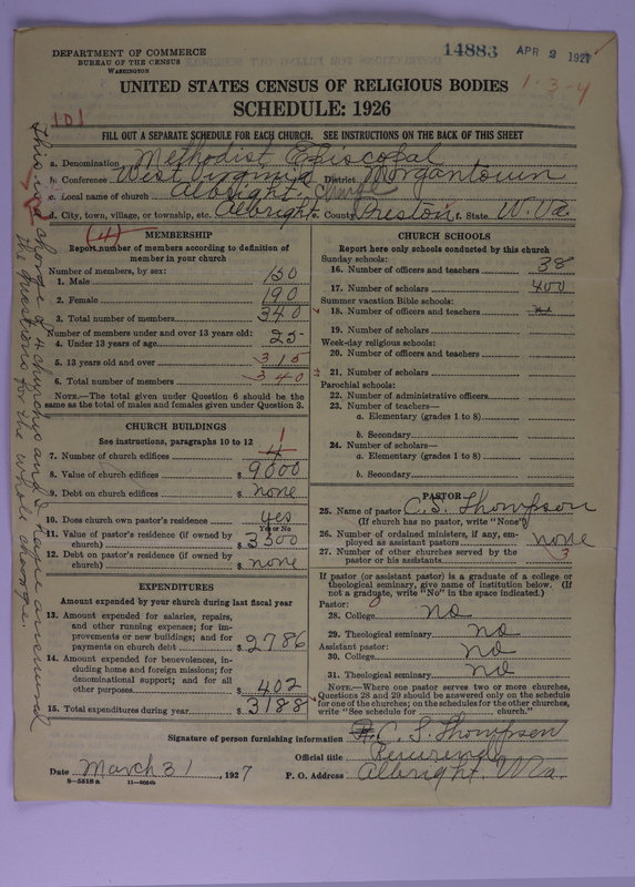 Scan of Methodist Episcopal Church: 14883