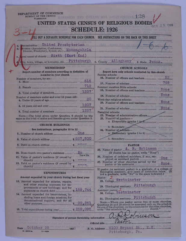 Scan of United Presbyterian Church of North America: 128
