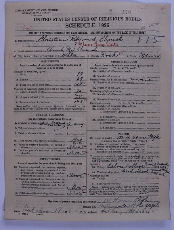 Scan of Christian Reformed Church: 170