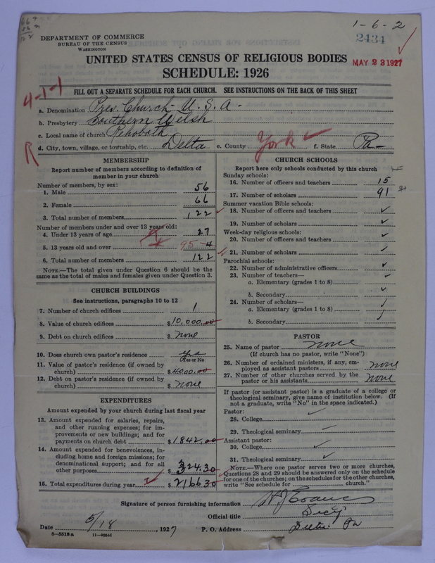 Scan of Presbyterian Church in the United States of America: 2434