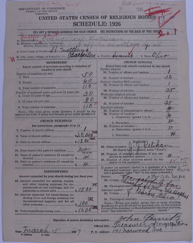Scan of Independent Lutheran Congregations: 28
