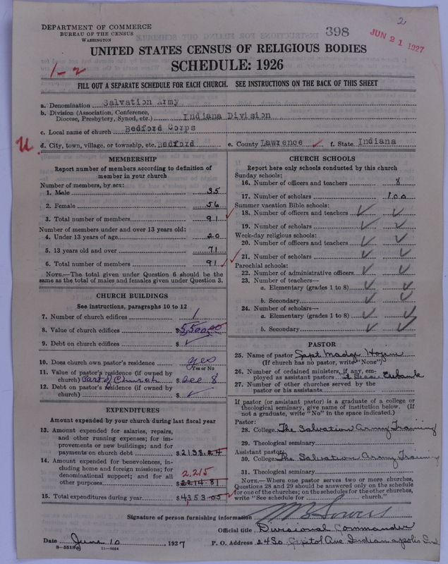 Scan of Salvation Army: 398