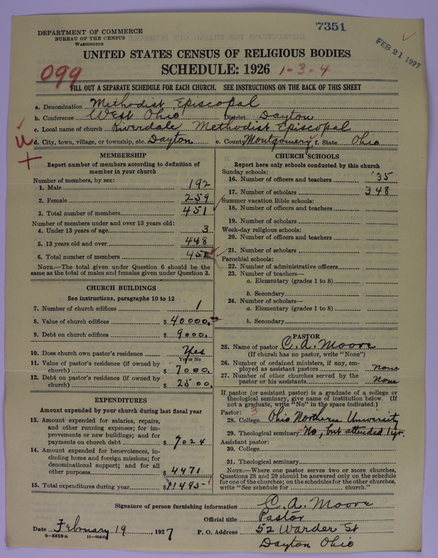 Scan of Methodist Episcopal Church: 7351