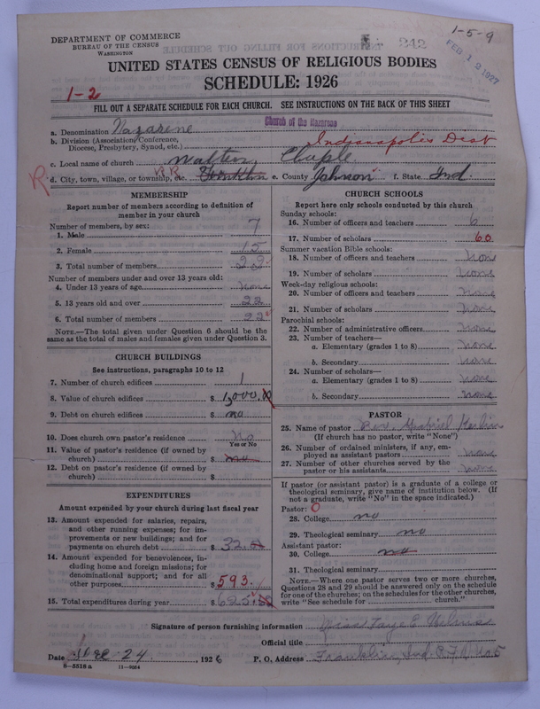 Scan of Church of the Nazarene: 242