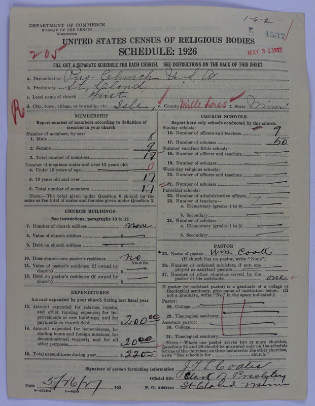 Scan of Presbyterian Church in the United States of America: 4537