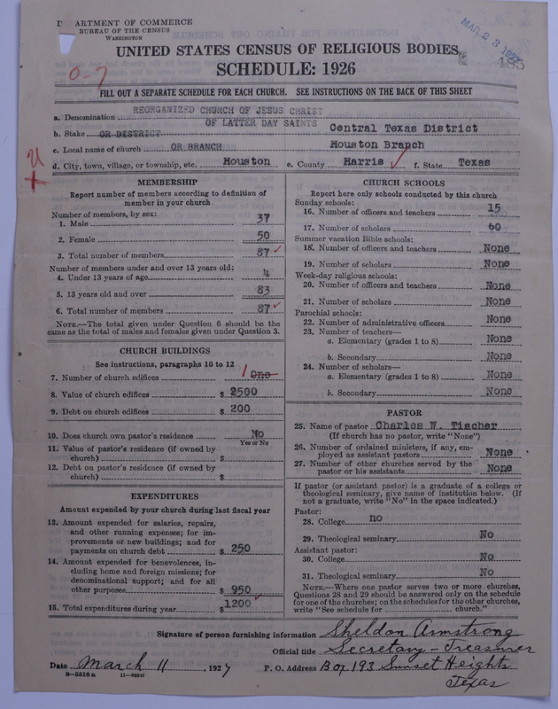Scan of Reorganized Church of Jesus Christ of Latter Day Saints: 485