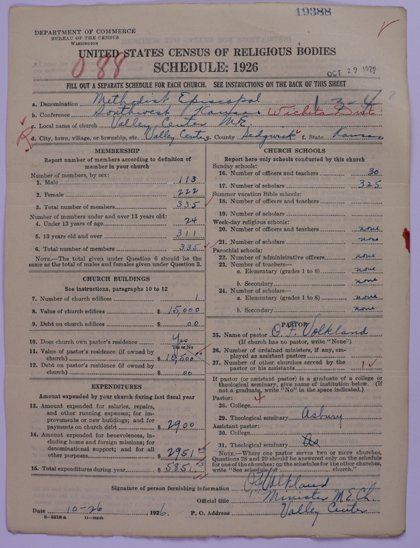 Scan of Methodist Episcopal Church: 19388