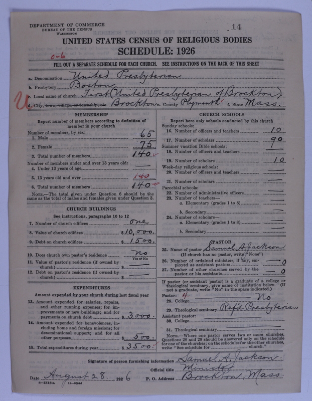 Scan of United Presbyterian Church of North America: 14