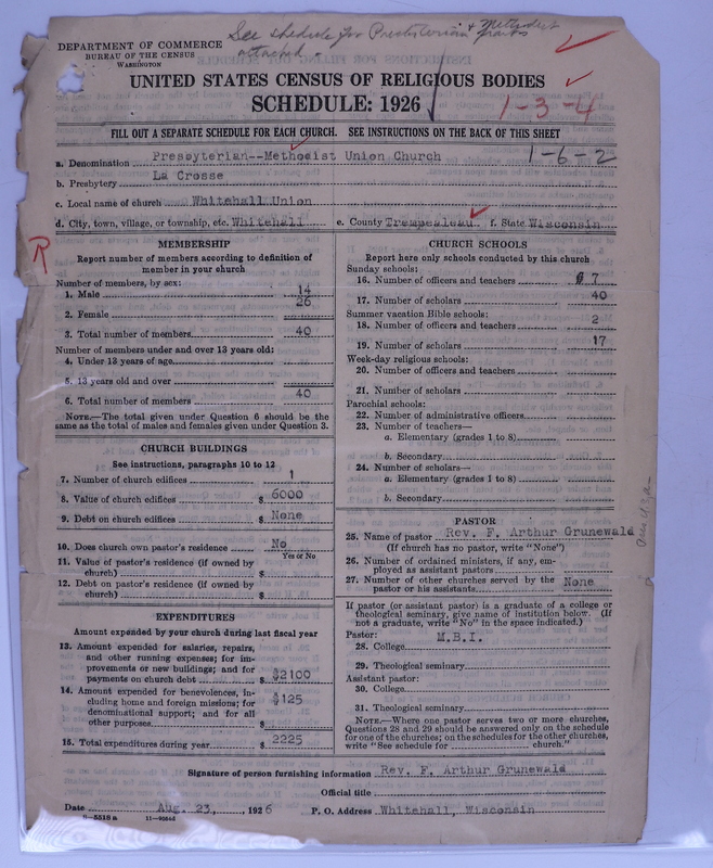 Scan of Federated Churches: