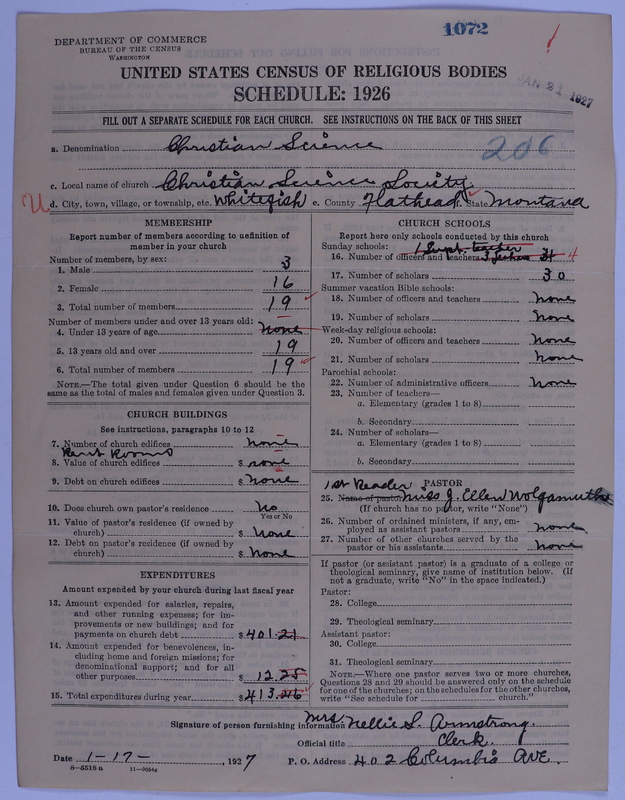 Scan of Church of Christ, Scientist: 1072