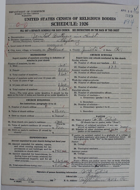 Scan of Church of the United Brethren in Christ: 319