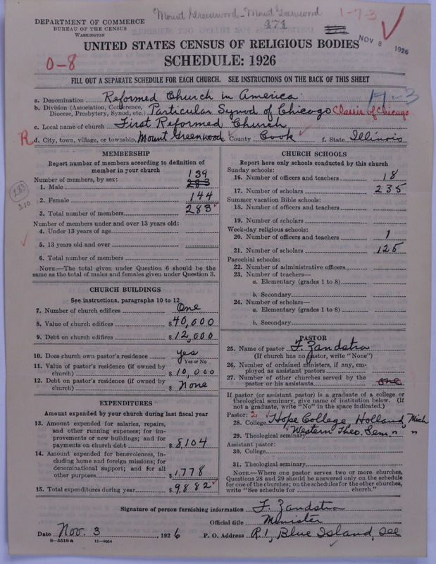 Scan of Reformed Church in America: 471