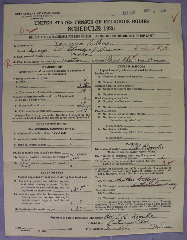 Scan of Norwegian Lutheran Church of America: 1082