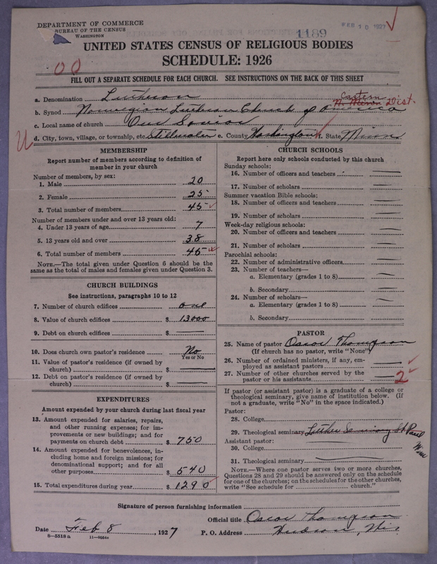 Scan of Norwegian Lutheran Church of America: 1189