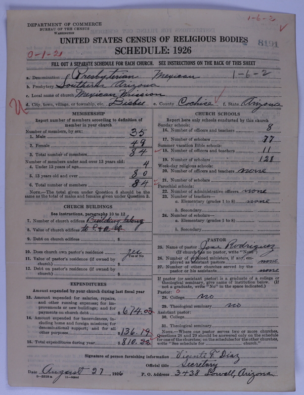 Scan of Presbyterian Church in the United States of America: 8191