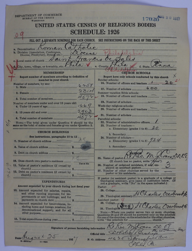 Scan of Roman Catholic Church: 17020