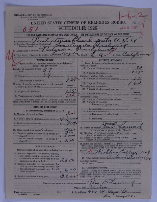 Scan of Presbyterian Church in the United States of America: 8655