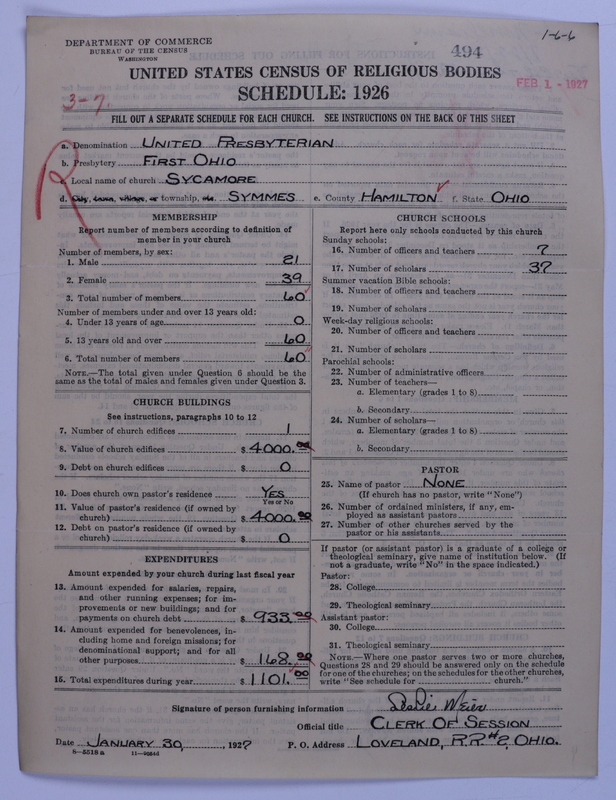 Scan of United Presbyterian Church of North America: 494