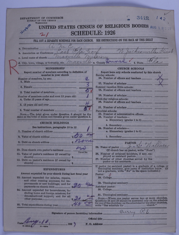 Scan of African Methodist Episcopal Church: 3412