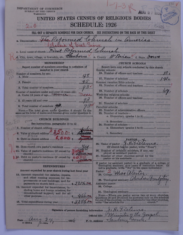 Scan of Reformed Church in America: 638