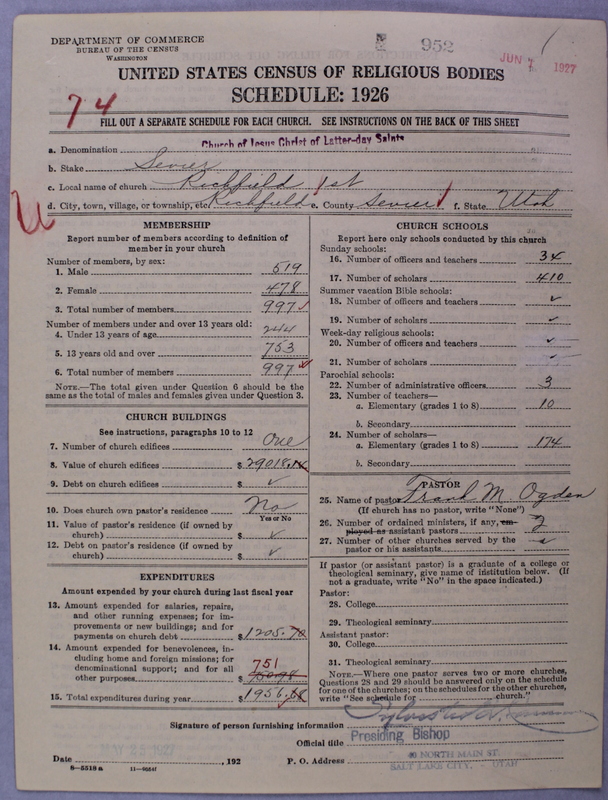 Scan of Church of Jesus Christ of Latter-day Saints: 952