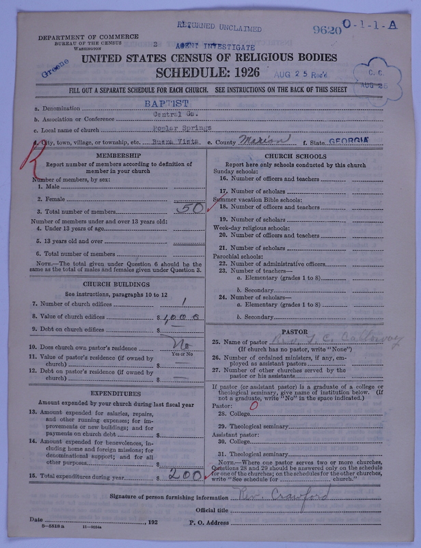 Scan of Negro Baptists: 9620